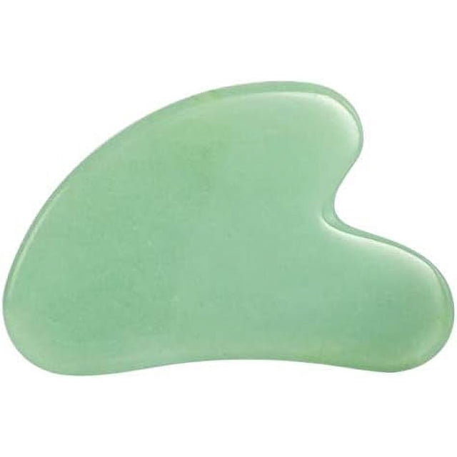 Gua sha Board Natural Jade Gua Sha raspado herramientas de masaje, piedra Guasha Board para el cuidado de la cara y el cuerpo, acupuntura SPA