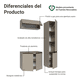 thumbnail image 4 of Mueble de Baño Completo para Almacenaje Madesa Nice 120cm C, 4 of 5