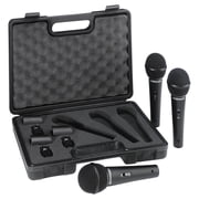 Behringer ULTRAVOICE XM1800S 3 Dynamic Cardioid Vocal and Instrument Microphones (Set of 3)