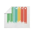 thumbnail image 3 of CafePress - Vintage Chicago Cityscape Throw Blanket - Soft Fleece Throw Blanket, 50"x60" for All Ages, 3 of 4