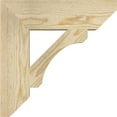 thumbnail image 3 of Ekena Millwork 4"W x 16"D x 16"H Legacy Slat Rough Sawn Bracket, Douglas Fir, 3 of 4