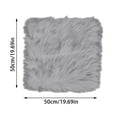 thumbnail image 3 of & Velvet Chair Cushion Covers, Super Soft Washable Seat Pads for Sofa, Dining, Office Chairs - Fluffy Home Decor for Living Room, Bedroom, Dorm (50*50CM), 3 of 4
