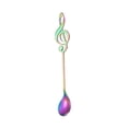 thumbnail image 5 of PTOOTP Titanium Coated Coffee Spoon with Musical Note Handle Assorted Color for Dessert and Tea, 5 of 8