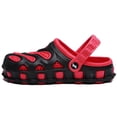 thumbnail image 4 of Men's Garden Clogs Slip-On Sandals Breathable Beach Water Shoes Lightweight Sport Sandal Waterproof Flip Flop Kitchen Hospitcal Beach Yard Pool Shower Slides Summer Mules Walking Slippers Red 45, 4 of 7
