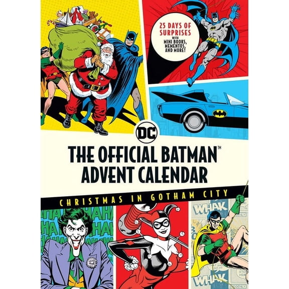 Insight Editions Batman™ Advent Calendar, 25 Days of Surprises, Holiday Keepsakes