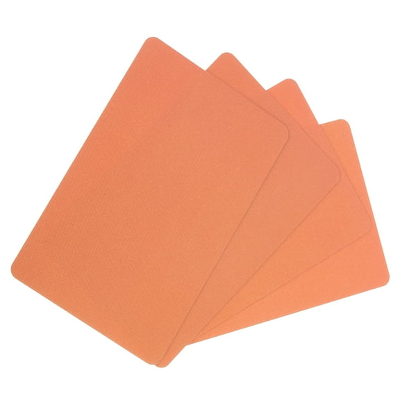 30Pack Blank Cards 15mil Blank Credit Cards Plastic Cards Orange