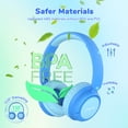 thumbnail image 4 of iClever BTH22 Aud&iacute;fonos para ni&ntilde;os, Bluetooth 5.4,60 Horas, con Cable de 3,5 mm, Volumen Seguro Limitado de 74/85 dB, Sonido Claro, Audifonos inalambricos ni&ntilde;os para i, 4 of 7