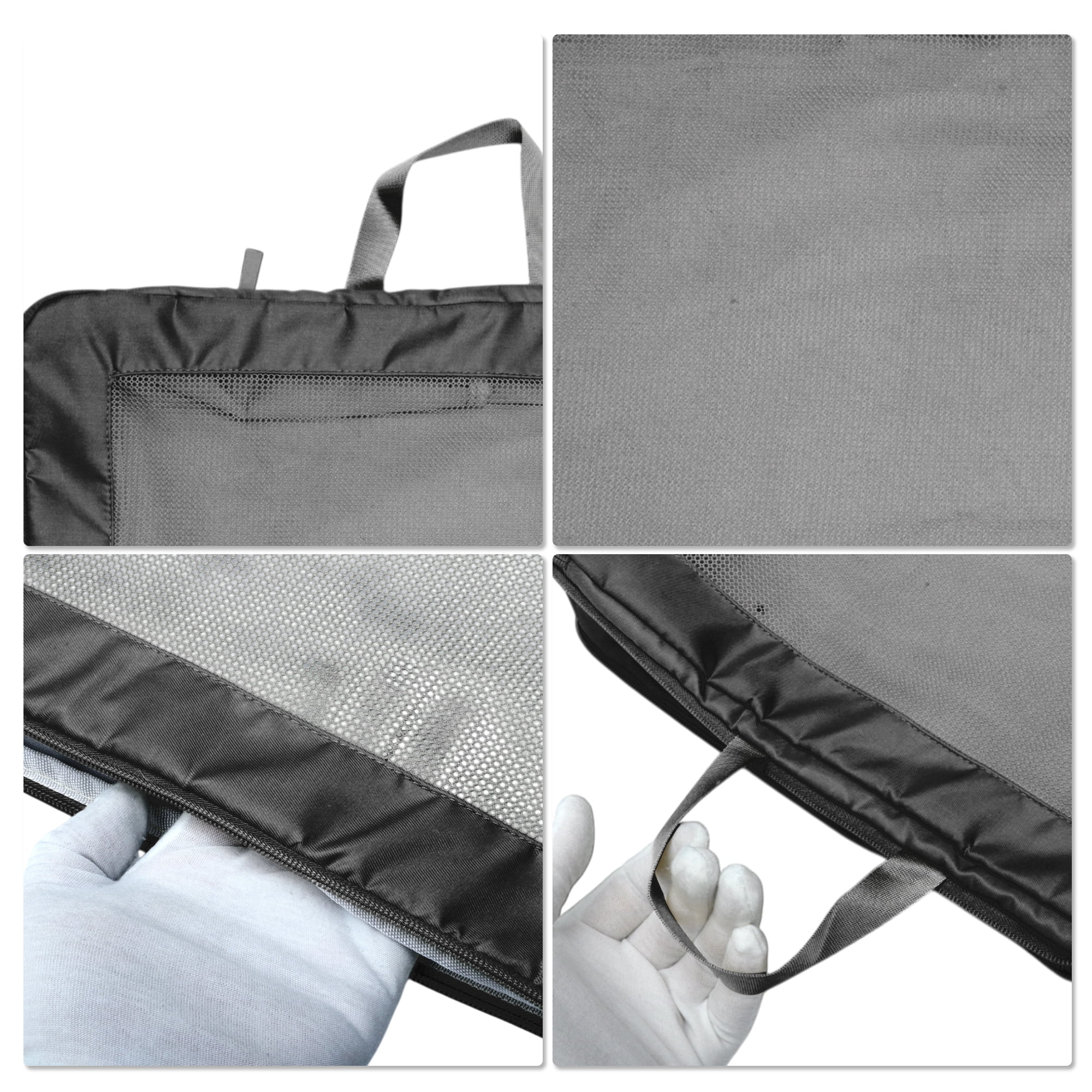 Unique Bargains Portable Packing Cube 1pc Organizer Black 13.39"x4.72"x7.48"