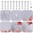 thumbnail image 2 of Lámpara Luces de cadena de cortina creativas 8 modos Fiesta de vacaciones portátil Boda decorativa Tmvgtek Para estrenar, 2 of 9