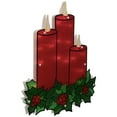 thumbnail image 3 of Northlight Bougies Éclairées Silhouette de Fenêtre de Noël - 17.5 Pouces - Rouge, 3 of 6
