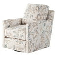 thumbnail image 2 of Southern Home Furnishings Fetty Citrus Swivel Glider Accent Chair in Multi, 2 of 3