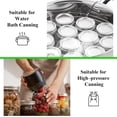 thumbnail image 3 of Wide Mouth Canning Lids and Rings, Mason Jars Bands Canning Supplies, 48Pcs/24 Sets, 3 of 6