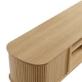 thumbnail image 5 of Modway Contour Rubberwood and MDF Wood TV Stand for TVs up to 60" in Oak, 5 of 11