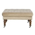 thumbnail image 6 of Linon Isabelle Velvet Square Tufted Ottoman, Multiple Colors, 6 of 7