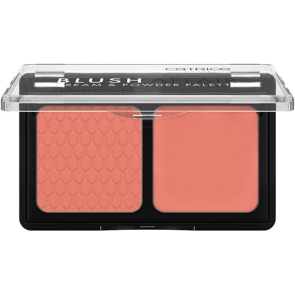 Catrice Palette de Crème et Poudre Blush Affair Crème Éclatante Hautement Pigmentée & Poudre Mate Douce Vegan & Sans Cruauté (040 Passion Pêche)