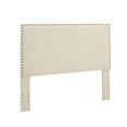 thumbnail image 1 of Linon Contempo Full/Queen Wood Upholstered Headboard in Natural, 1 of 9