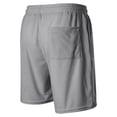 thumbnail image 4 of BOMYJESK Mens Shorts Elastic Waist Drawstring Lightweight Corduroy Cargo Short Classic Fit Vacation Golf Shorts Summer Workout Lounge Shorts with Pockets Light Gray M, 4 of 4