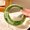 Green, variant on Resin Round Geometric Irregular Bracelet