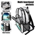 thumbnail image 4 of The Legend Of Zelda Transparent Backpack Schoolbag Shoulders Satchel Daily Student Bookbag Large Capacity Clear Through Daypack, 4 of 7