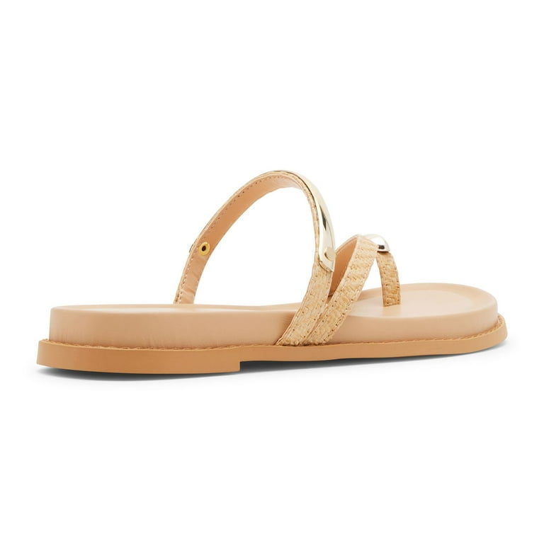 madden girl Caribbean Paris Women's Strappy Sandals Color: Tan
