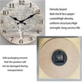 thumbnail image 7 of Farmhouse Wall Clock Battery Operated 10 Inch Silent Non-Ticking Wooden Wall Clocks Country Flower Field Clock for Kitchen Living Room Bedroom Decor, 7 of 7