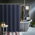 thumbnail image 1 of weibbin Rideau de Douche pour Salle de Bain Moderne Imitation Lin 71x71 Pouces Ensemble de Rideaux de Douche, 1 of 6