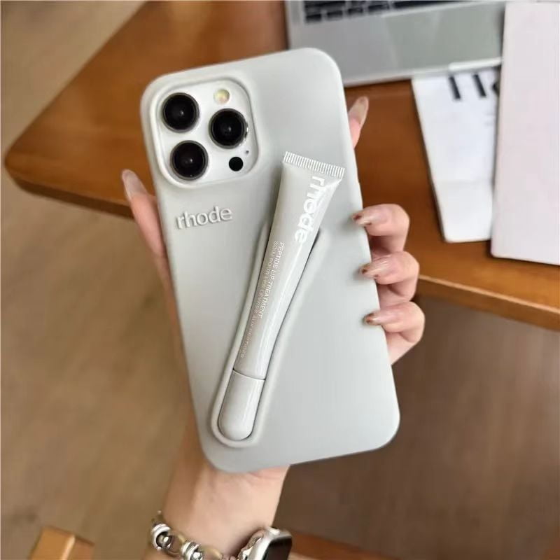 Rhode Lip Gloss Phone Case for iPhone 16 Pro Max - Comes with 12