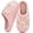 Pink, variant on Women's Slippers Fuzzy Bow Plush Warm Indoor Cozy House Shoes Non-Slip Memory Foam