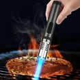 thumbnail image 5 of Torch Lighter under $5! Cagogo Torch Lighter Outdoor Windproof Straight Flame Lighter, Refillable Butane Torch for Campfires Kitchen, Adjustable Flame Jet Lighter, 360° Ignition BBQ Lighter,, 5 of 6