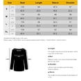 thumbnail image 2 of Xuanfei Women Wavy Print Contrast Color Round Neck Long Sleeve Knitwear Sweater Top, 2 of 7