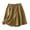 Khaki, variant on Jewelreauty Womens Casual Cotton Linen Shorts Elastic Waist Solid Color Summer Baggy Pockets Shorts