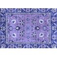 thumbnail image 1 of Ahgly Company Machine Washable Indoor Rectangle Oriental Blue Traditional Area Rugs, 2' x 4', 1 of 4