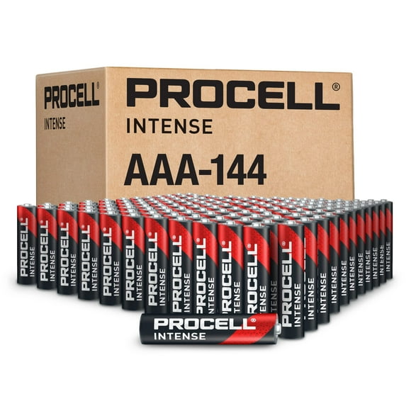 Pilas alcalinas PROCELL Intense AAA (paquete de 144)