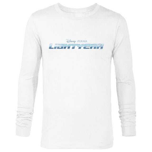 Disney and Pixar’s Lightyear Movie Logo - Long Sleeve T-Shirt for Men - Customized-White