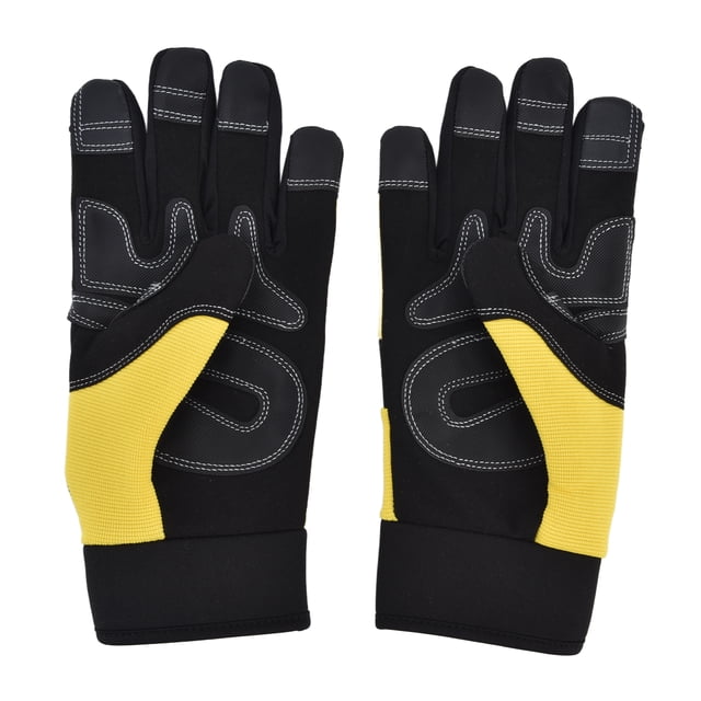 Work Gloves, High Grip Sensitive Close Fitting Safe Gardening Gloves For Planting L