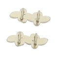thumbnail image 4 of Unique Bargains 2 Pcs Shoelace Charms Faux Pearl Glass Diamonds Fashion Shoe Accessories Gold Tone Black, 4 of 5