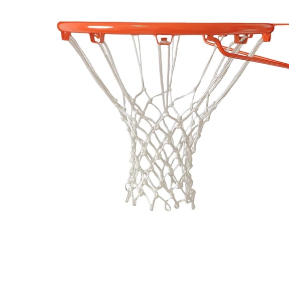 Replacement basketball net, thickened and durable, suitable for standard indoor and outdoor basketball hoops, all-weather whiplash protection - 12 rings
