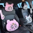 thumbnail image 2 of New Cartoon Headrest Pillow Cute Car Luna Cat Head Plush Neck Pillow Car Seat Headrest Cushion Kawaii Car Accessories For Girls, 2 of 3