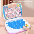 thumbnail image 4 of Juguete portátil pequeño para aprender inglés para niños y niñas. Computadora para aprender el alfabeto, los números, las palabras, la ortografía, las matemáticas y la música., 4 of 6