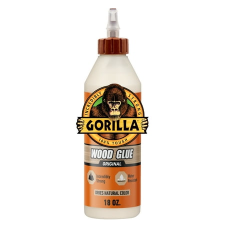 Gorilla Glue 18oz. Wood Glue. Color: White / Cream. Assembled Product Weight Is 1.36 lb