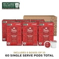 thumbnail image 2 of Peet's Coffee, Dark Roast Single Serve Coffee Pods - Holiday Blend 60 Count (6 Boxes of 10 Pods), 2 of 4