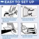 thumbnail image 3 of Airplane Footrest, Portable Travel Foot/Leg Rest Hammock Toddler Bed Airplane Seat Extender Mat with Storage Pocket Fits Airplane Flights/High-Speed Rail Seat/Cars/Buses/Trains, 3 of 6