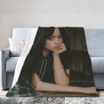 thumbnail image 3 of Jenna Actors Ortega Blanket Throw Blanket Soft Microfiber Blankets for Living Room Couch Sofa Bedroom 50"x40", 3 of 6