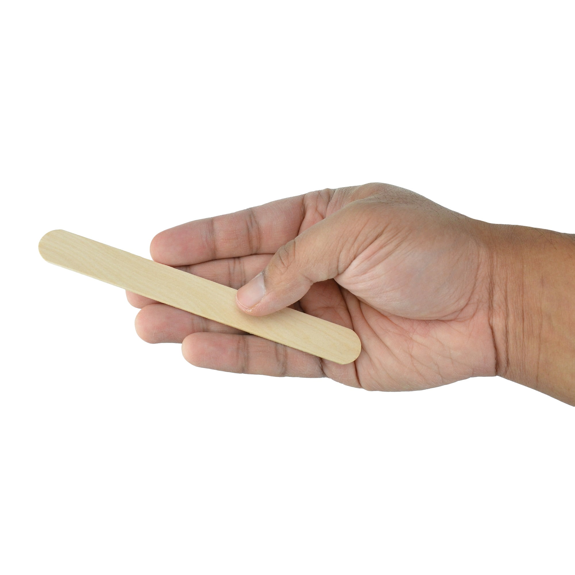 Sterile Tongue Depressors [Pack of200] Senior 6 Inch – Each Wooden  Depressor Stick Individually Wrapped [2 boxes of 100] also used as Wax  Applicator