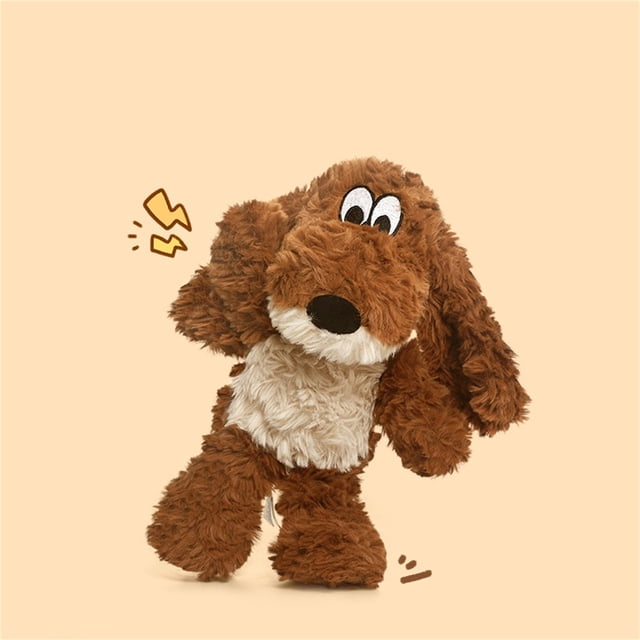 Jouet en Peluche Doux Design Chien Mignon pour Enfants Jeu Intérieur Compagnon Confortable