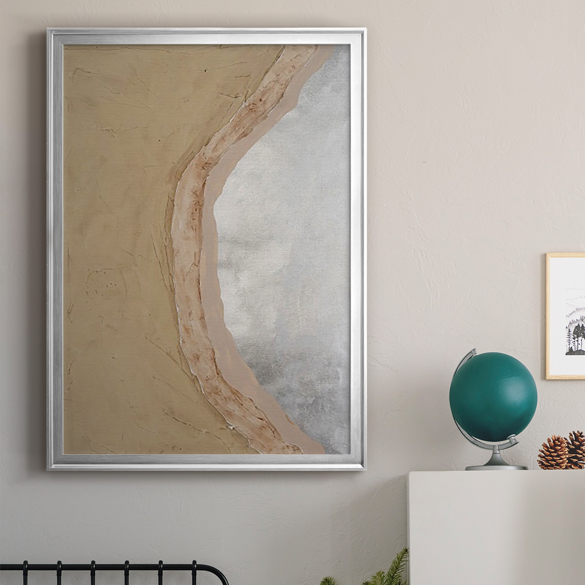 Silver Lake III Premium Framed Print, in Gold, Black, or Silver - Ready to Hang