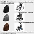 thumbnail image 4 of Wheelchair Protection Cover Electric Wheelchair Cover Waterproof Mobility Scooter Slipcover Rolling Walker Protective Electric Scooter Covers Outdoor Dustproof with Storage Bag, 4 of 7