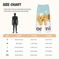 thumbnail image 4 of Lsque Cute Dog In Bathtub1 Print Women's Pajama Pants, Lounge Pant - Comfortable Home Wear,Elastic Waistband, Stylish Design-Medium, 4 of 9