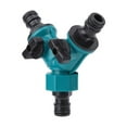 thumbnail image 5 of yaaqii Hose Connector Set Splitter for Garden Hose 2 way Distributor Valve with Shut-off, 5 of 9