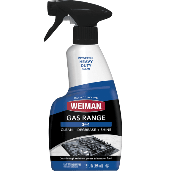 Weiman Gas Range Cleaner & Degreaser, 12 oz